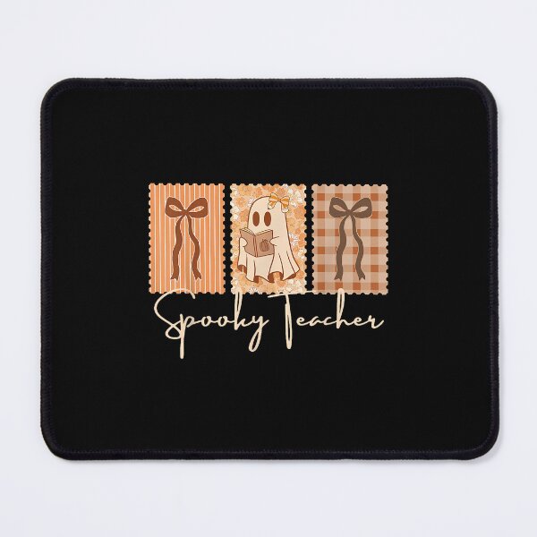 Item preview, Spooky Teacher Halloween Coquette Bow Ghost Reading Book designed and sold by MOHITSALVI.