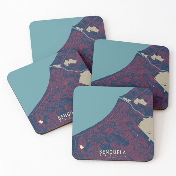 Item preview, Benguela City Map of Angola - Hope designed and sold by deMAP.