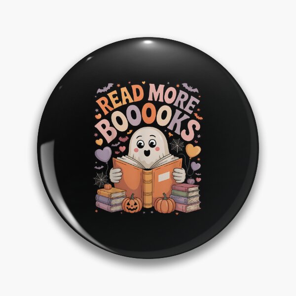 Artikelvorschau, Lesen Sie mehr Bücher Lustige Boo Ghost Lesen Halloween Bibliothek entworfen und verkauft von MOHITSALVI.