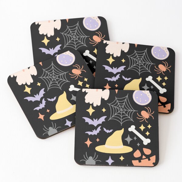 Item preview, Cute Halloween Doodle Icons Design designed and sold by haitrieuic96.