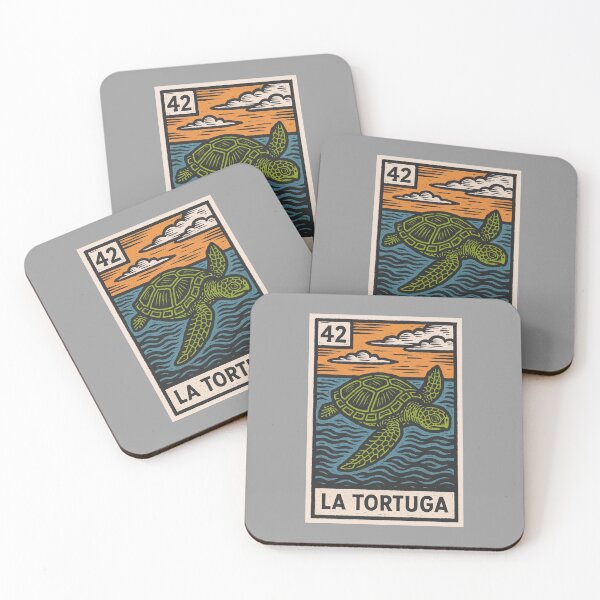 Item preview, Mexican Lottery Card 42 La Tortuga The Turtle designed and sold by retrographics.