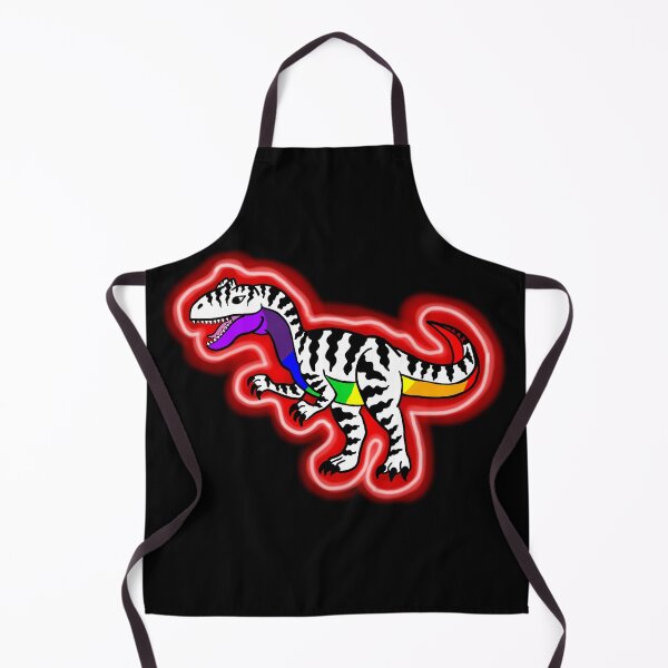 Item preview, Neon Allysaurus: LGBTQIA Ally Pride Allosaurus Dinosaur designed and sold by Dr Mom's Shoppe.