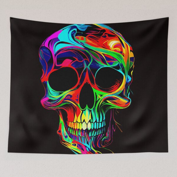Item preview, Skull Streaks designed and sold by ViaARTfactory.