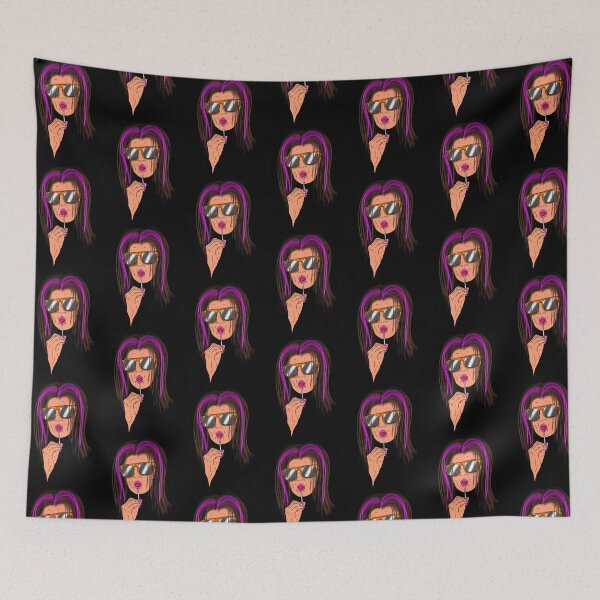 Item preview, Punk Rock Lollipop Girl - Pink Haired Punk Rocker designed and sold by eXo-Designs.