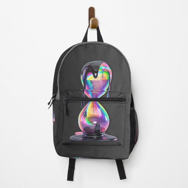 Item preview, Neon Liquid Hourglass- Surreal Dripping Sand Art designed and sold by WHITE FLAME PRINTS.