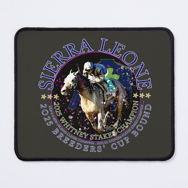 Item preview, Sierra Leone Wins the 2025 Whitney Stakes horse racing design designed and sold by Ginny Luttrell.