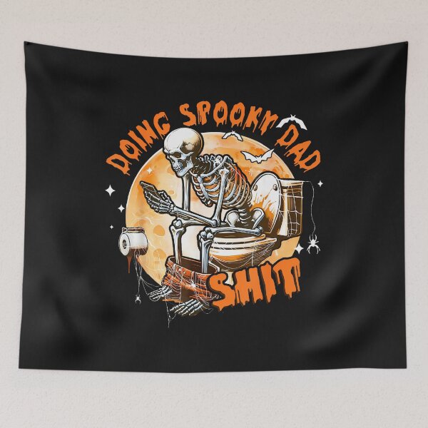 Item preview, Doing Spooky Dad Shit Skeleton Halloween Trick Or Treat  designed and sold by cawtoon.
