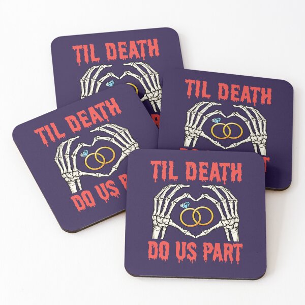 Item preview, Halloween Engagement Til Death Do Us Part designed and sold by jaygo.