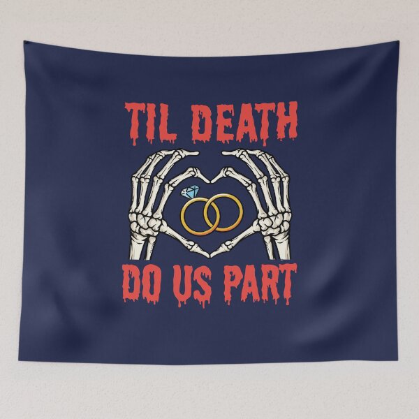 Item preview, Halloween Engagement Til Death Do Us Part designed and sold by jaygo.