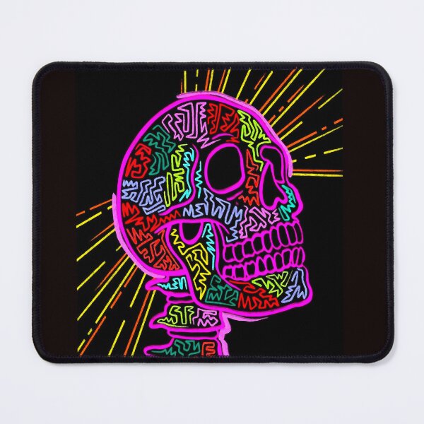 Item preview, Neon Skull designed and sold by ViaARTfactory.