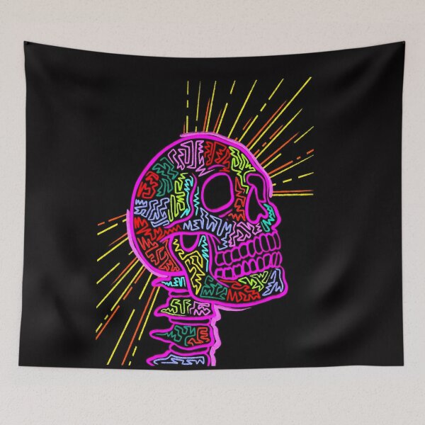 Item preview, Neon Skull designed and sold by ViaARTfactory.