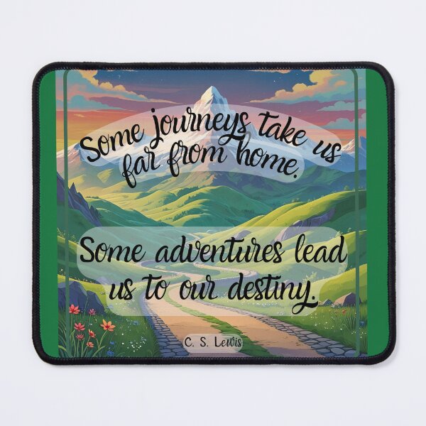 Item preview, Some journeys take us home - C. S. Lewis designed and sold by stella literarium.