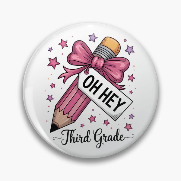 Item preview, Back to School Oh Hey Third Grade Pencil designed and sold by Sunset4Bones.