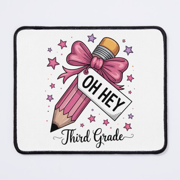 Item preview, Back to School Oh Hey Third Grade Pencil designed and sold by Sunset4Bones.