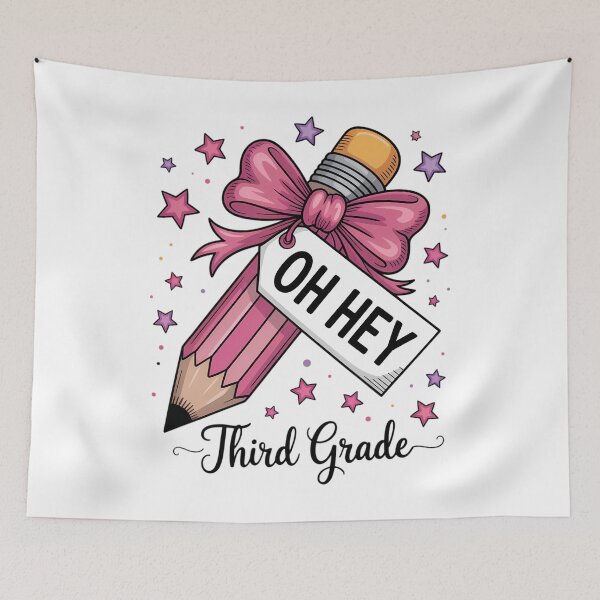 Item preview, Back to School Oh Hey Third Grade Pencil designed and sold by Sunset4Bones.