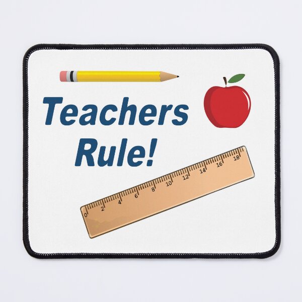 Item preview, Teachers rule designed and sold by FriedyArt.