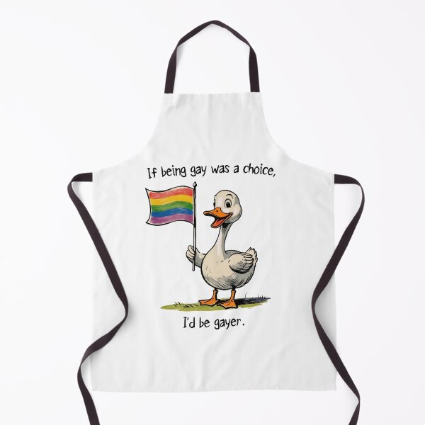 Item preview, Super Gay Goose Duck Cartoon Rainbow Flag LGBTQ designed and sold by TackyTime.