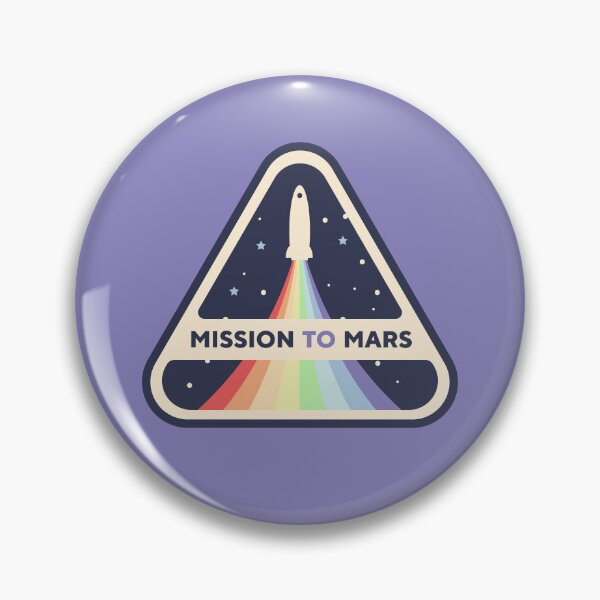 Artikelvorschau, Mission zum Mars – Regenbogenrakete entworfen und verkauft von Davy Sprocket.