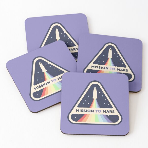 Item preview, Mission to Mars - Rainbow Rocket designed and sold by Davy Sprocket.