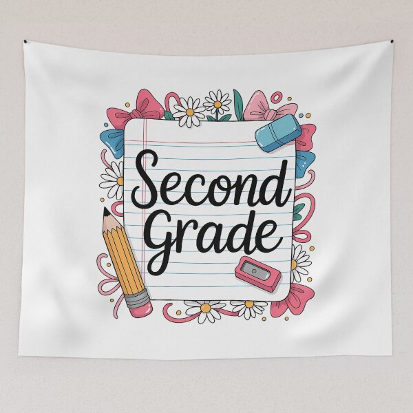 Item preview, Back to School First Day of School 2nd Grade Teacher designed and sold by Sunset4Bones.