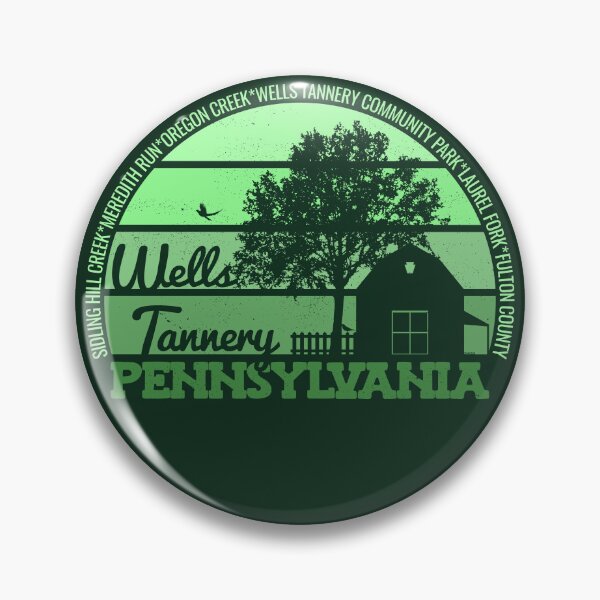 Item preview, Well Tannery Pennsylvania Sunset Retro Vintage Local Pride Logo designed and sold by CRHPOD20.