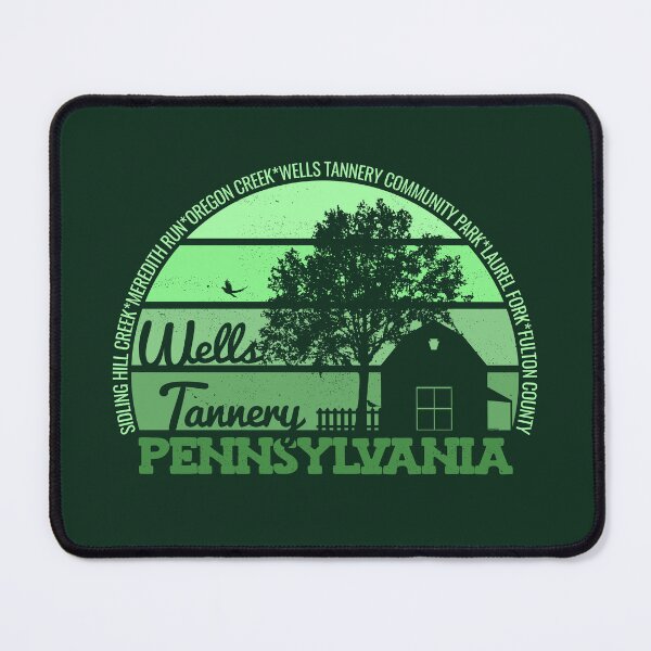 Item preview, Well Tannery Pennsylvania Sunset Retro Vintage Local Pride Logo designed and sold by CRHPOD20.