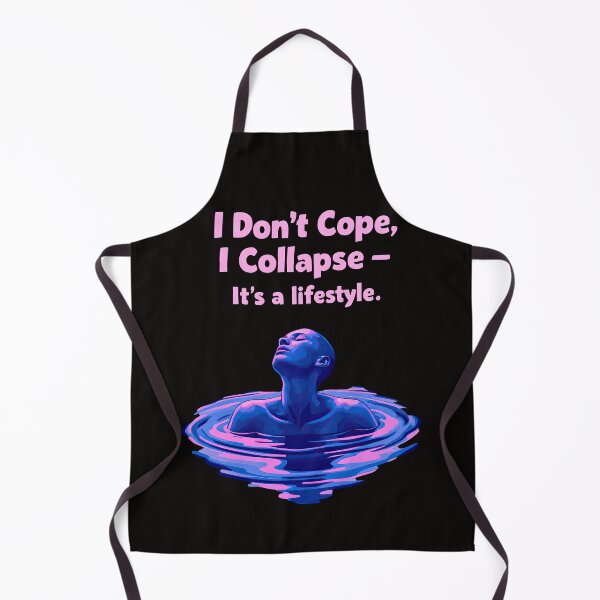 Item preview, Arafed image of a man floating in a body of water with the words don ' t cope designed and sold by cafegrafis.
