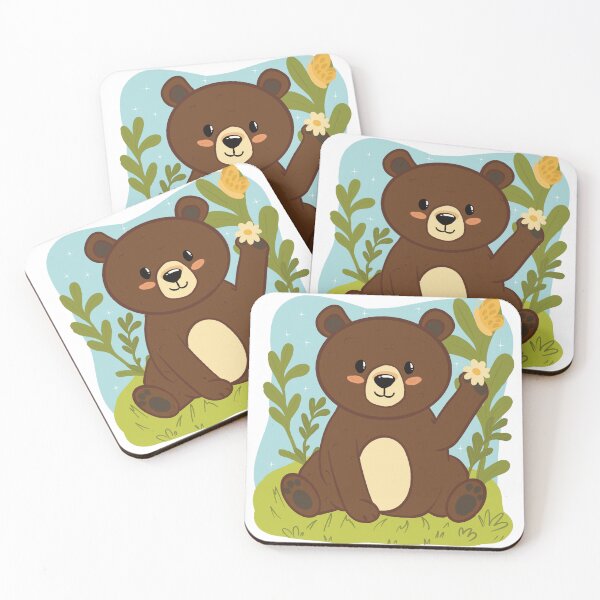 Item preview, Bixie the Bear - Curious Woodland Creature designed and sold by CreateADesign.