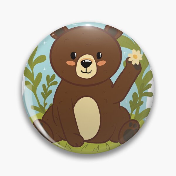 Item preview, Bixie the Bear - Curious Woodland Creature designed and sold by CreateADesign.