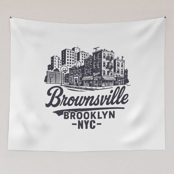 Item preview, Brownsville Brooklyn Vintage Neighborhood Vibe designed and sold by Boogosh.