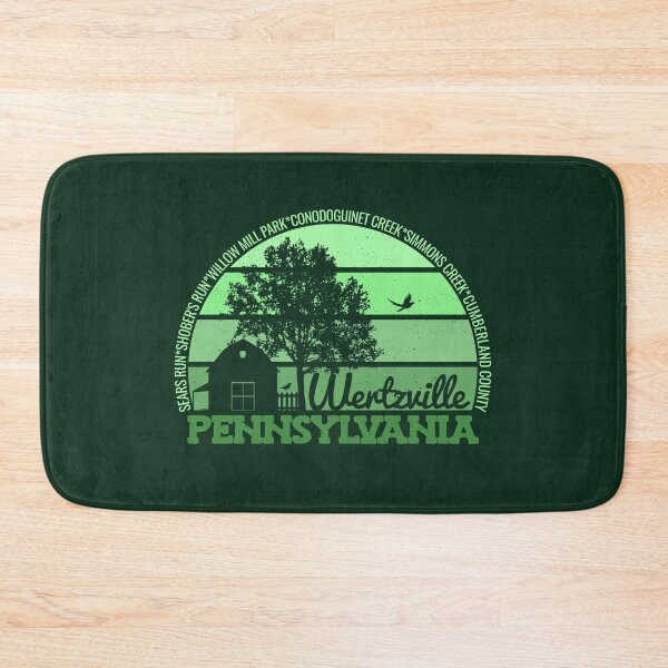Item preview, Wertzville Pennsylvania Sunset Retro Vintage Local Pride Logo designed and sold by CRHPOD20.