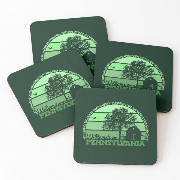 Item preview, Williamstown Pennsylvania Sunset Retro Vintage Local Pride Logo designed and sold by CRHPOD20.