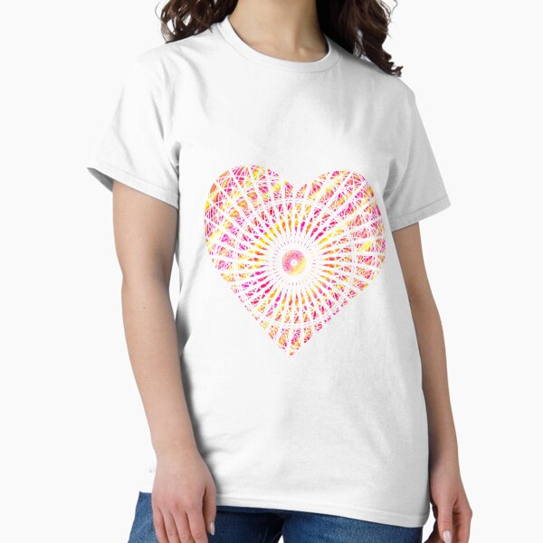 Item preview, Warm and White Abstract Heart designed and sold by KayKayDesigns-.