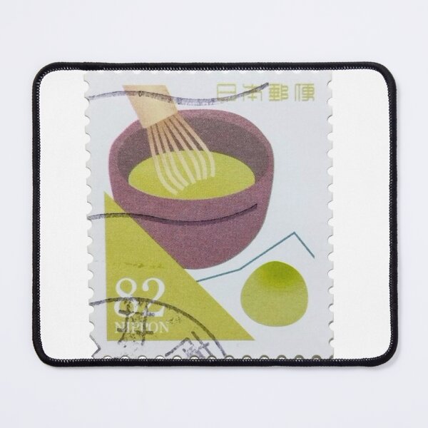 Item preview, Vintage Matcha Postage Stamp designed and sold by pinkjellydragon.