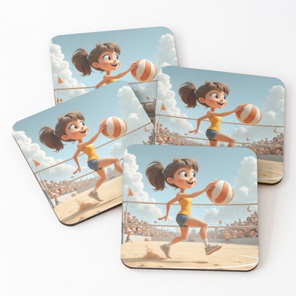 Item preview, Volleyball Sprint 3 – 3D Cartoon Athletic Motion Art designed and sold by nhk999.