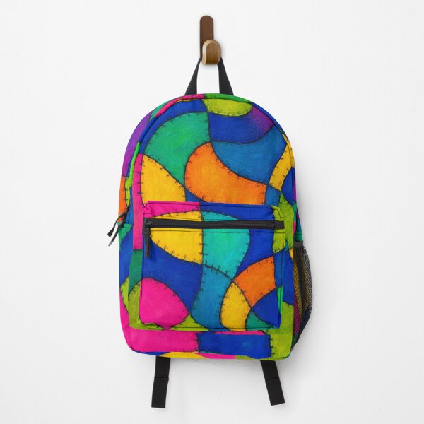 Item preview, Psychedelic Patchwork Wave Pattern designed and sold by weirdfishes123.