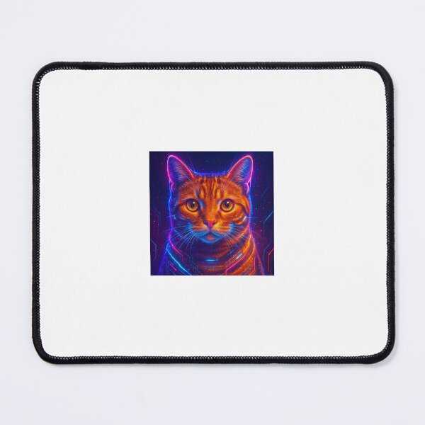 Item preview, Cyber Sentinel: Neon Feline designed and sold by AnUnusual-Rx.