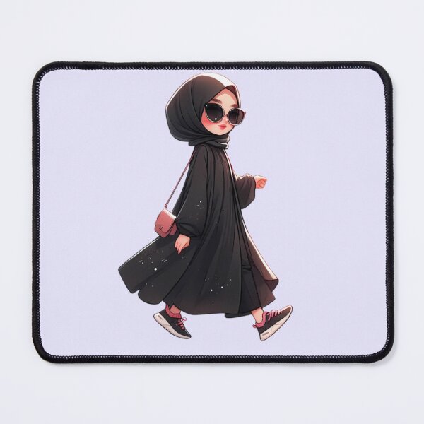 Item preview, Stylish Hijabi Girl – Digital Art Illustration designed and sold by Lulunza.