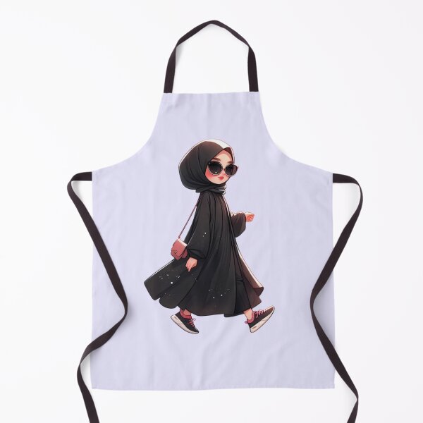 Item preview, Stylish Hijabi Girl – Digital Art Illustration designed and sold by Lulunza.