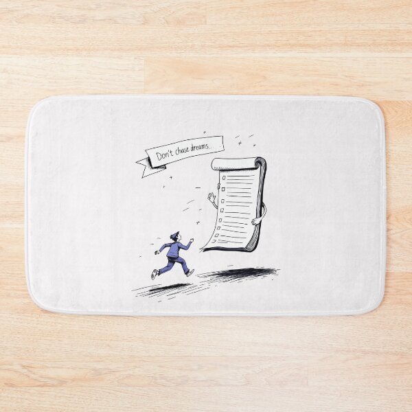 Item preview, Cartoon of a man running away from a giant piece of paper designed and sold by cafegrafis.
