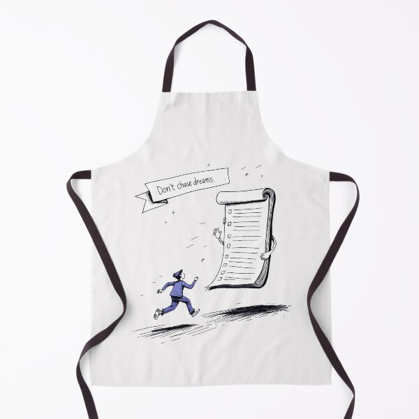 Item preview, Cartoon of a man running away from a giant piece of paper designed and sold by cafegrafis.