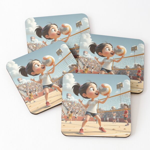 Item preview, Volleyball Sprint 4 – 3D Cartoon Athletic Motion Art designed and sold by nhk999.