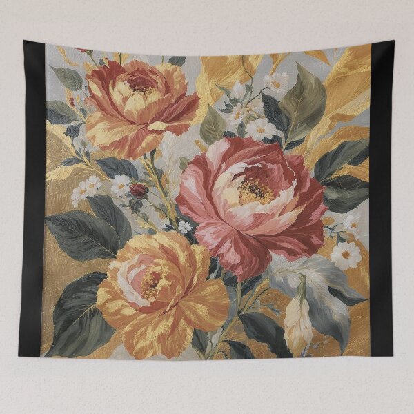 Item preview, hyper realistic oil painting of a flower bouquet designed and sold by optimusprime39.
