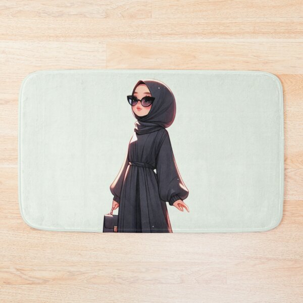 Item preview, Stylish Hijabi Girl – Digital Art Illustration designed and sold by Lulunza.