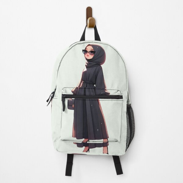 Item preview, Stylish Hijabi Girl – Digital Art Illustration designed and sold by Lulunza.