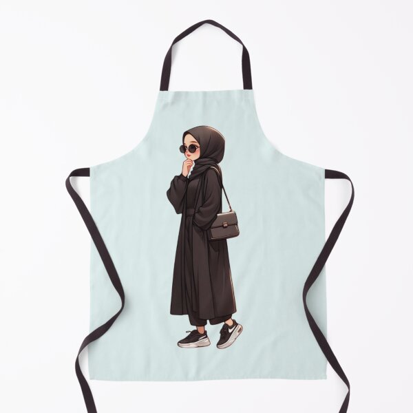 Item preview, Stylish Hijabi Girl – Digital Art Illustration designed and sold by Lulunza.
