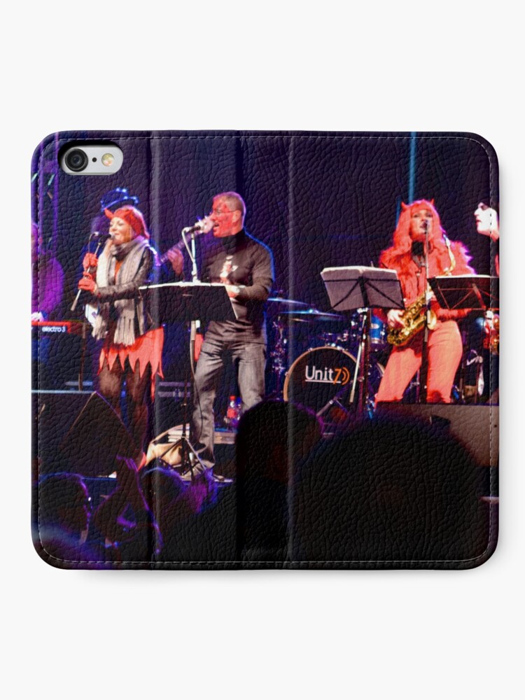 Alternate view of Live Band in Waterloo Place Derry, Halloween 2012 iPhone Wallet