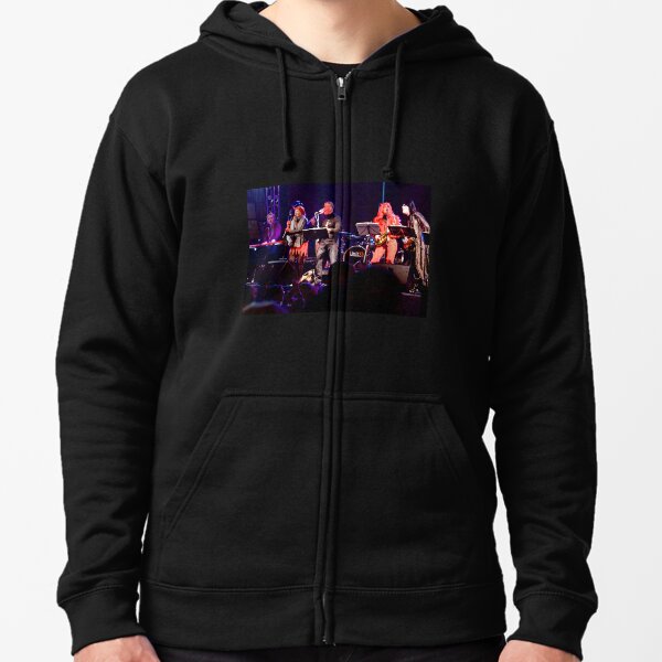 Live Band in Waterloo Place Derry, Halloween 2012 Zipped Hoodie