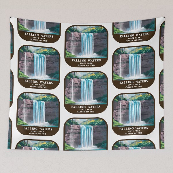 Item preview, Vintage Falling Waters State Park (Florida State Park) designed and sold by RabbitK.