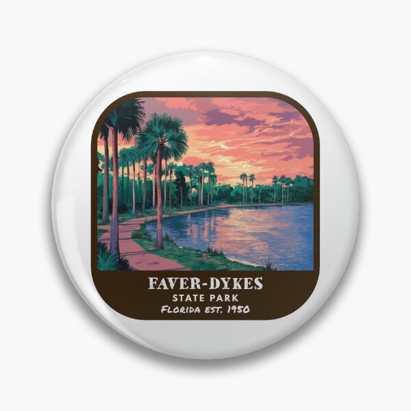 Item preview, Vintage Faver-Dykes State Park (Florida State Park) designed and sold by RabbitK.